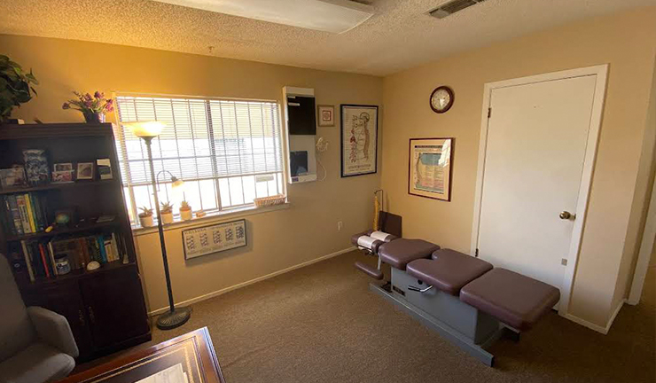 exam room of True Chiropractic